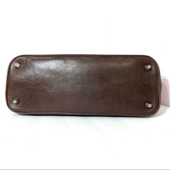 Coach Pink Signature C Canvas Leather Footed Shoulder Bag Handbag - Picture 9 of 14